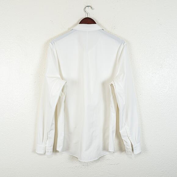 Lululemon Men's New Venture Long Sleeve Shirt in White size Medium - Picture 4 of 6